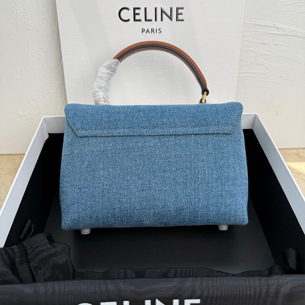 CELINE TEEN NINO BAG IN DENIM(HIGH-END GRADE)1:1High-quality replica