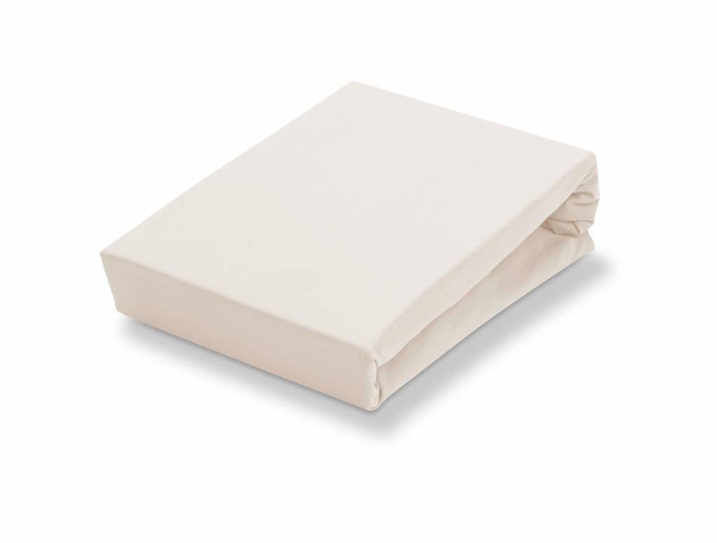 Jersey Supreme Splittopper Hoeslaken Natural   180-200 x 200-220 cm