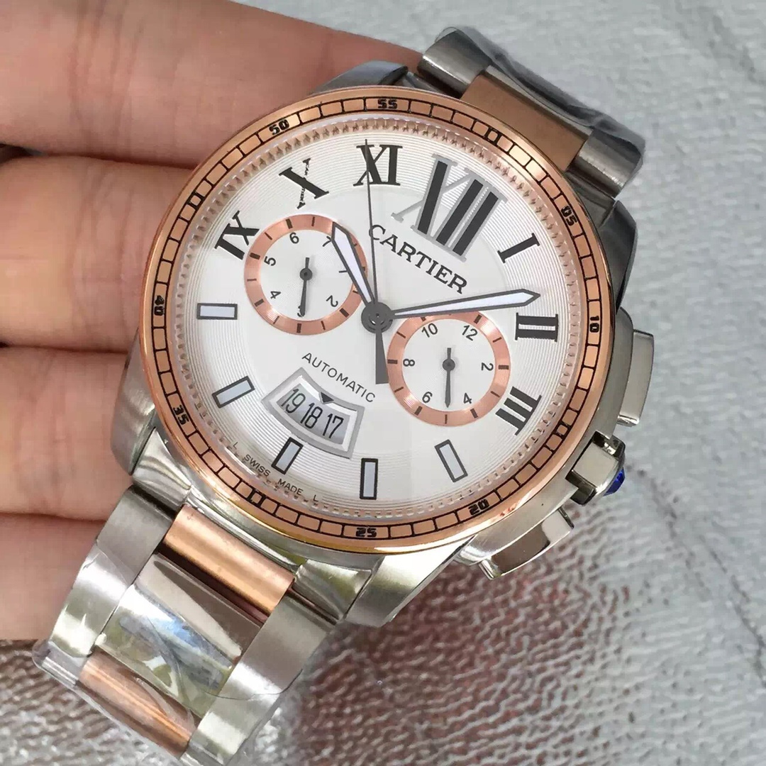 Cartier Calibre Chronograph Men's Watch(1:1 replica) - Elite Watch Atelier
