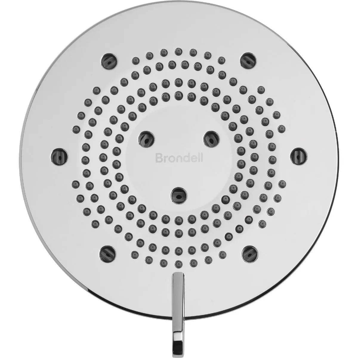 Brondell Nebia Yuba 5-Setting Fixed Showerhead, Chrome