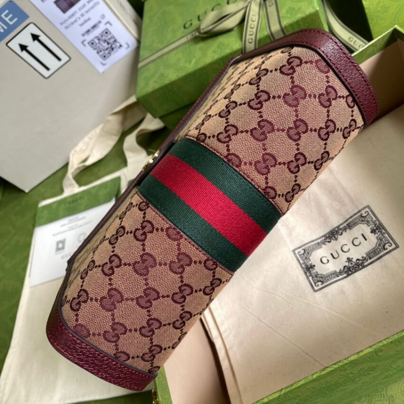 Replica Gucci Ophidia Gg Small Shoulder Bag 503877 In Burgundy1:1High-quality replica