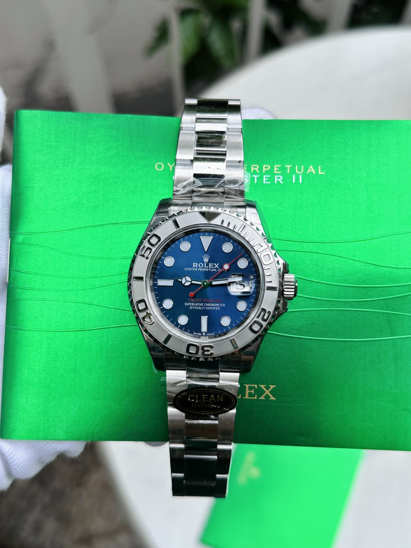 Rolex Replica 1:1 Watch Yacht Master 126622 Blue Dial Factory Clean 40mm - Elite Watch Atelier