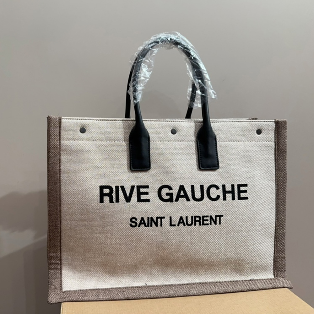 Saint Laurent YSL  Rive Gauche canvas tote bag1:1High-quality replica