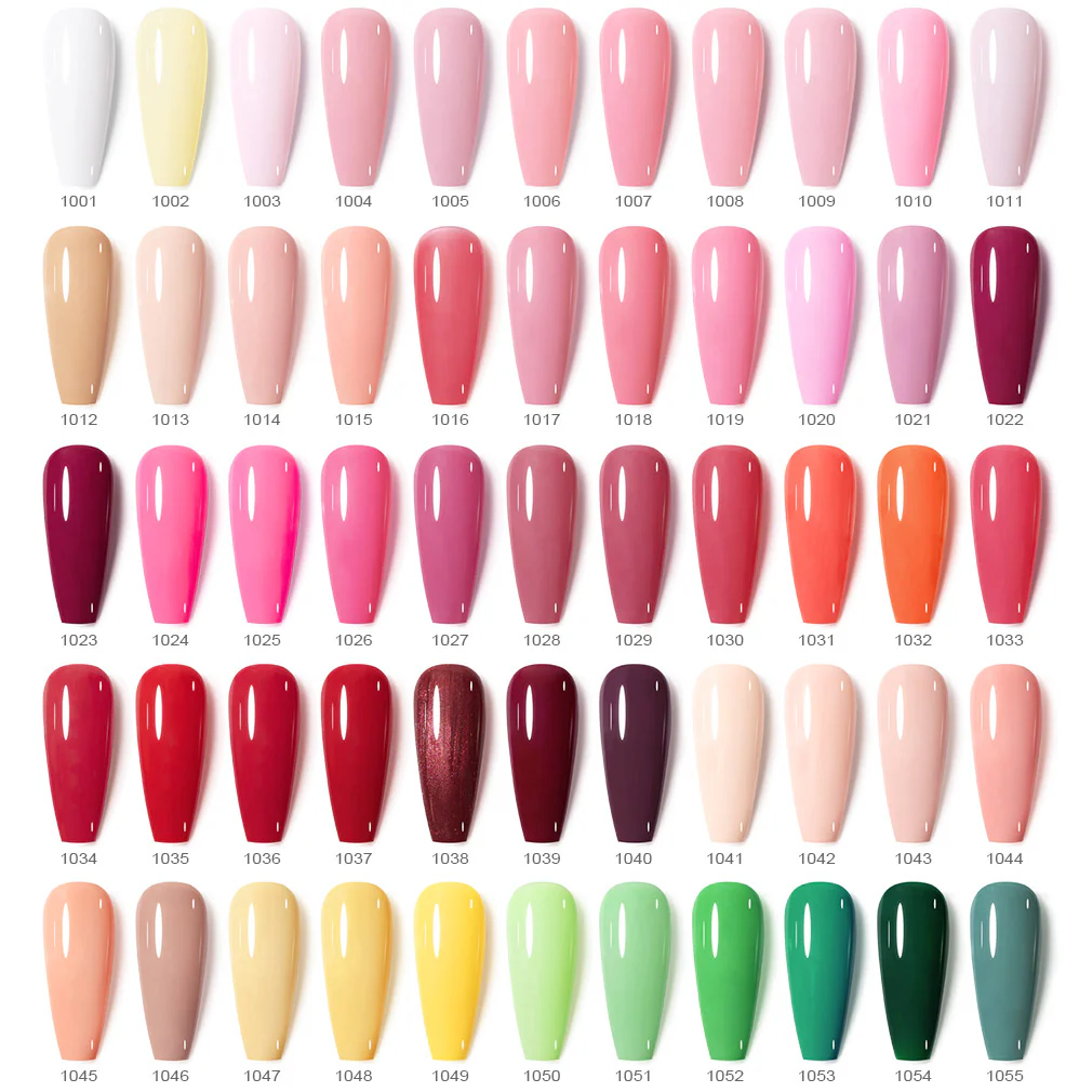 Color List Of Venalisa 120pcs Nail Gel Polish Kit