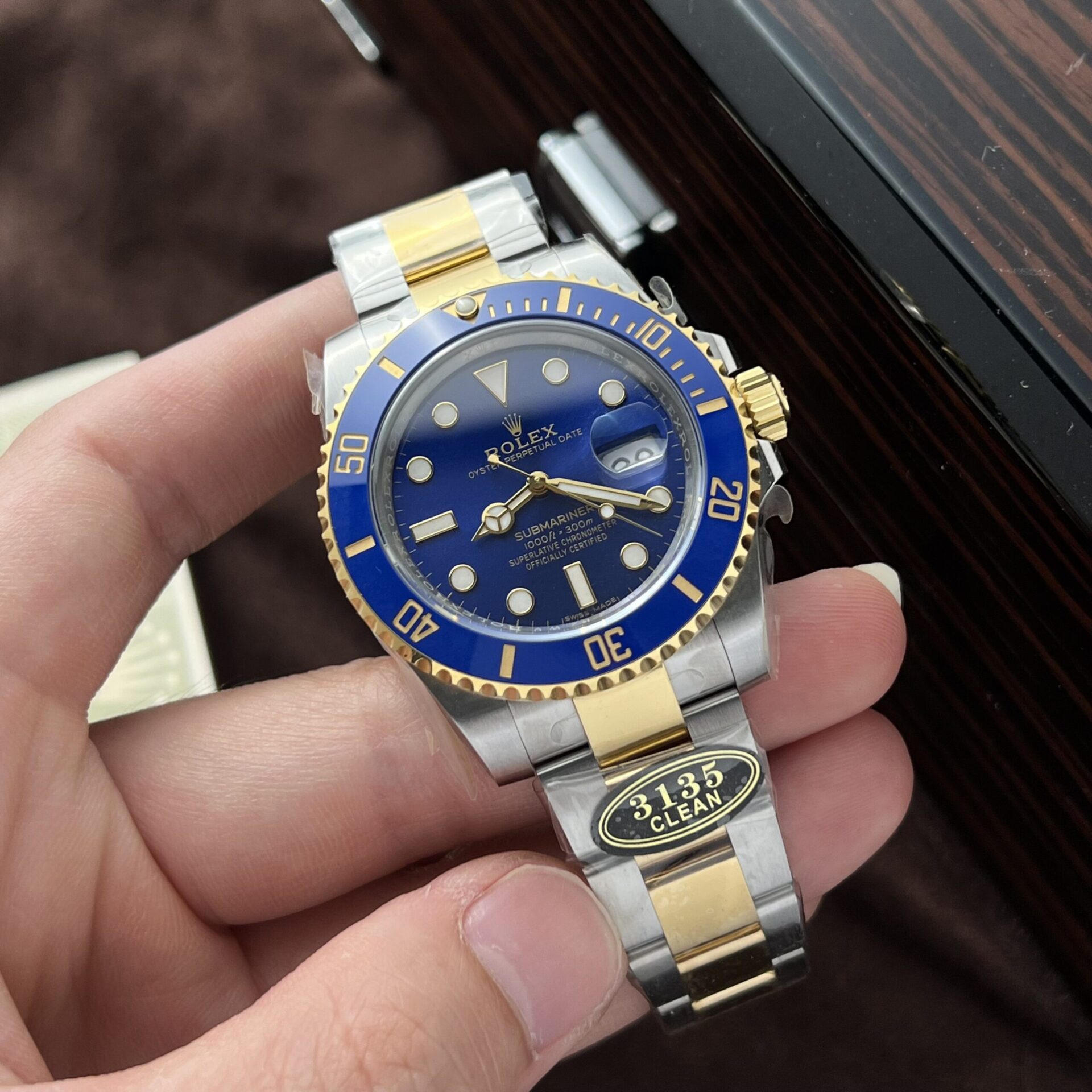 Rolex Replica Watch Submariner 126613LB Dial Blue Clean Factory 41mm - Elite Watch Atelier