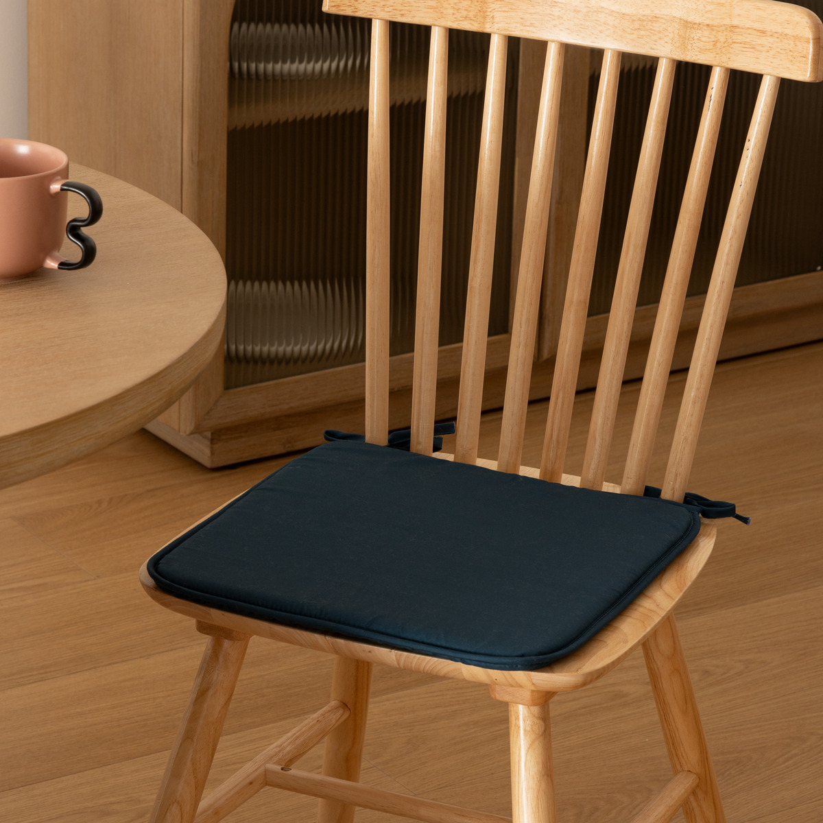 Chair pad Aegean blue, 39x39 cm