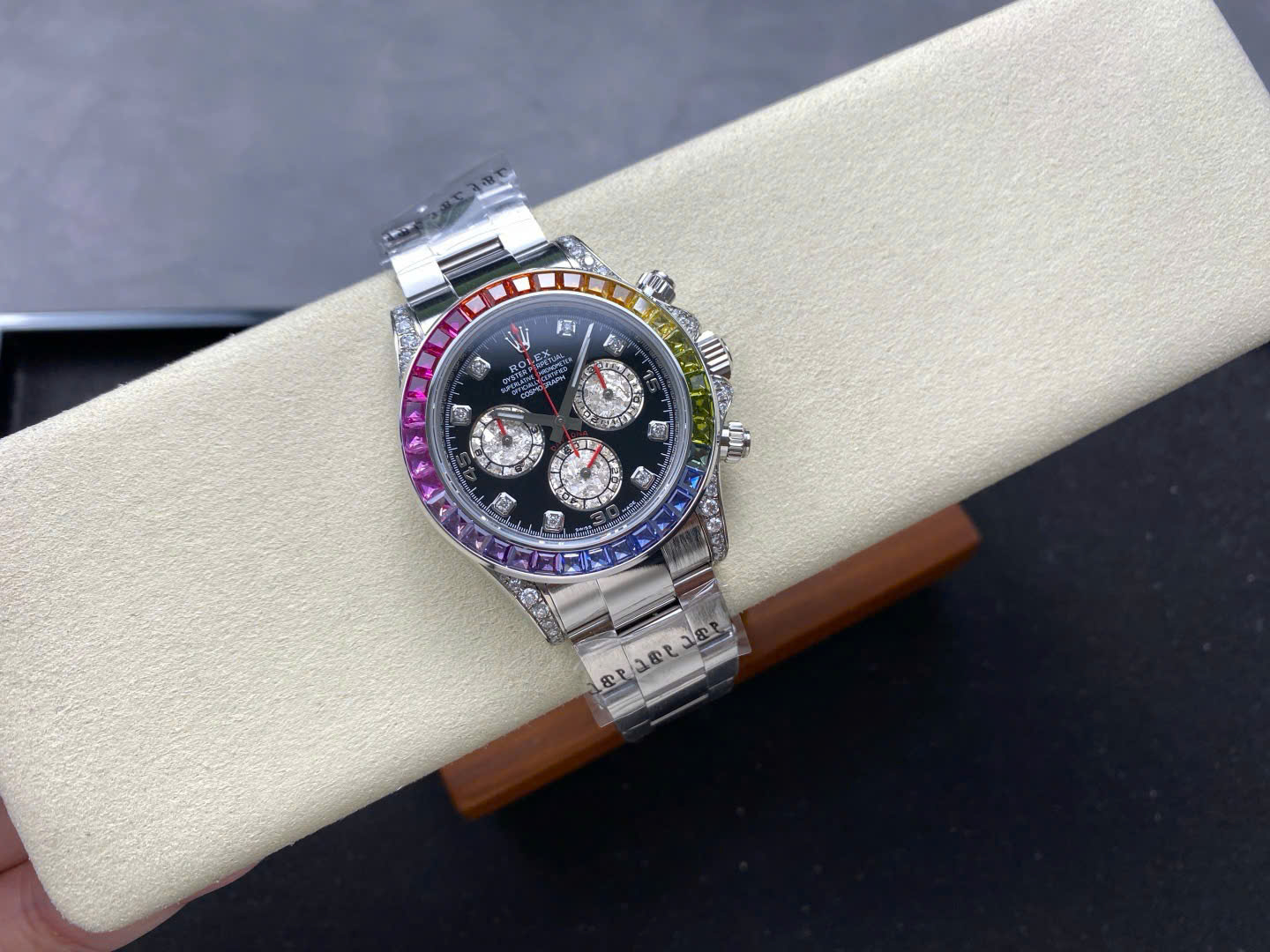 Rolex Cosmograph Rainbow Weight 220 Grams Best Replica Watches 40mm - Top club