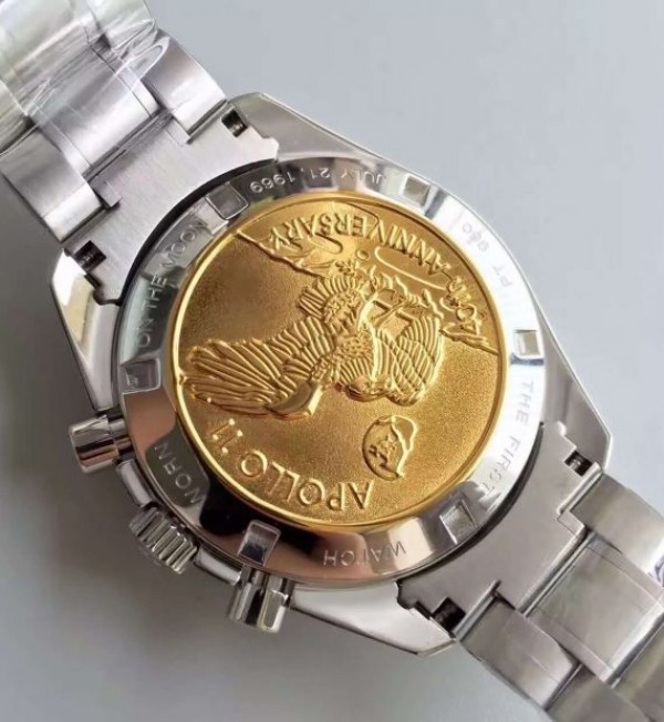 Replica Omega Speedmaster Apollo 17 40th anniversary Gray Dial SS Bracelet Manual Winding - Top club