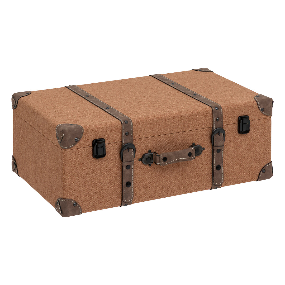 Set of 3 "Be vintage" trunks Wood, L.45/55/60 cm