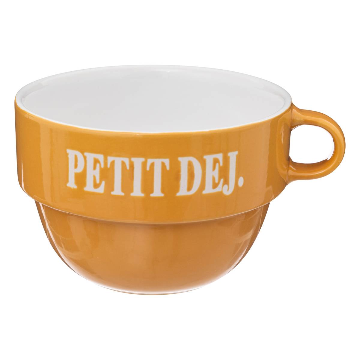 Breakfast mug "Colorama" 620 ml, Yellow