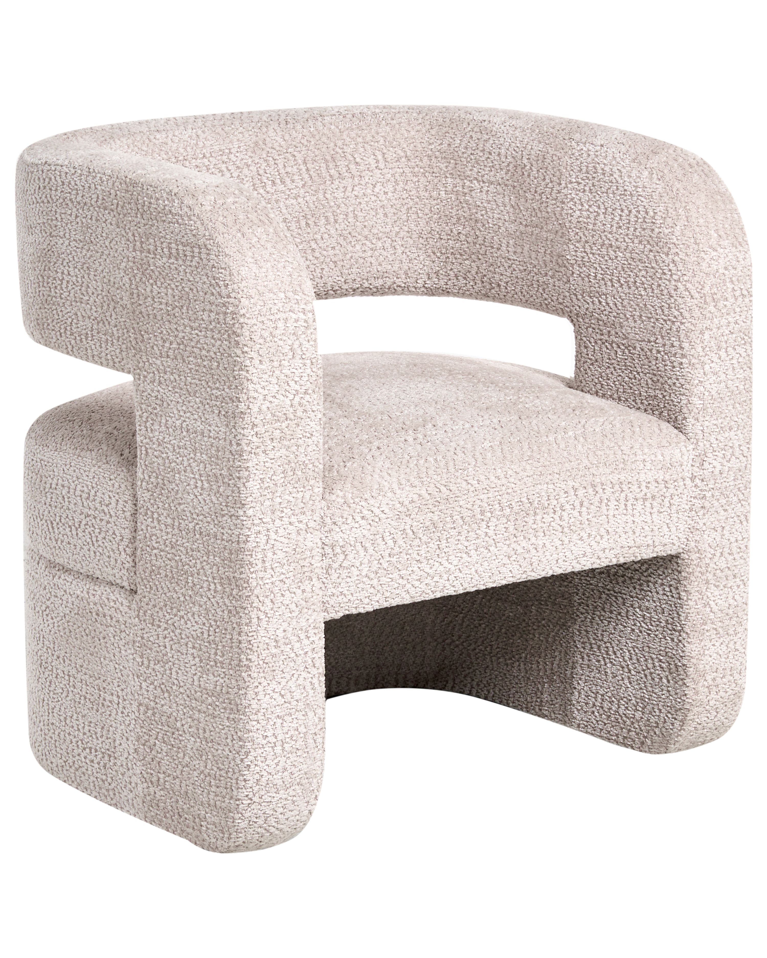 Armchair VIDSEL Chenille Beige