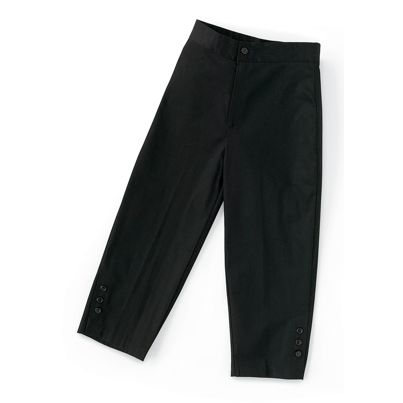 Mariah Button-Leg Capri - MIDNIGHT VELVET CATALOG