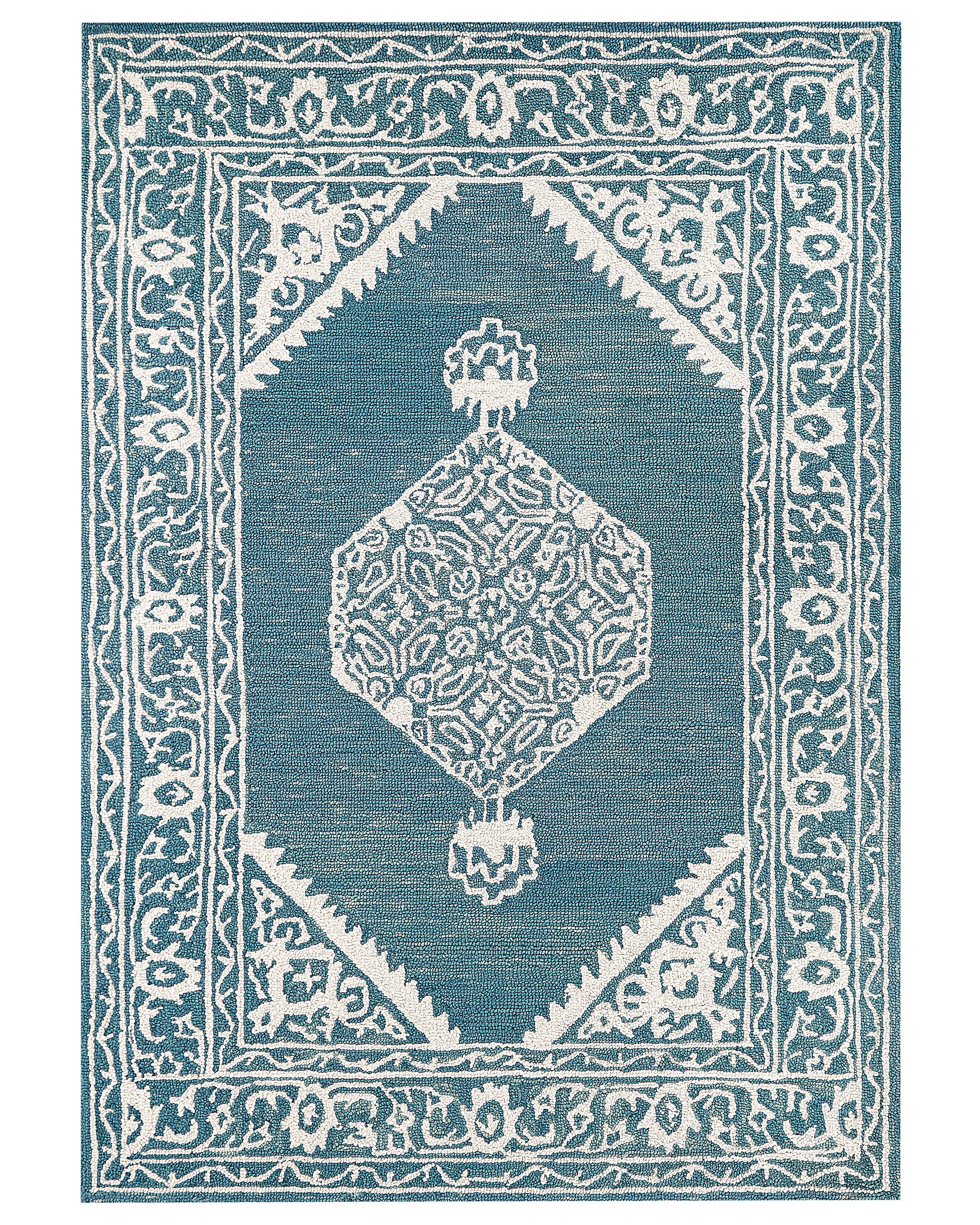Rug GEVAS Blue 160 x 230 cm Wool
