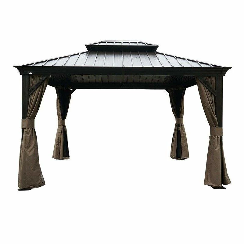 Dahlin Hardtop 12 Ft. W X 10 Ft. D Aluminum Patio Gazebo - Image 8