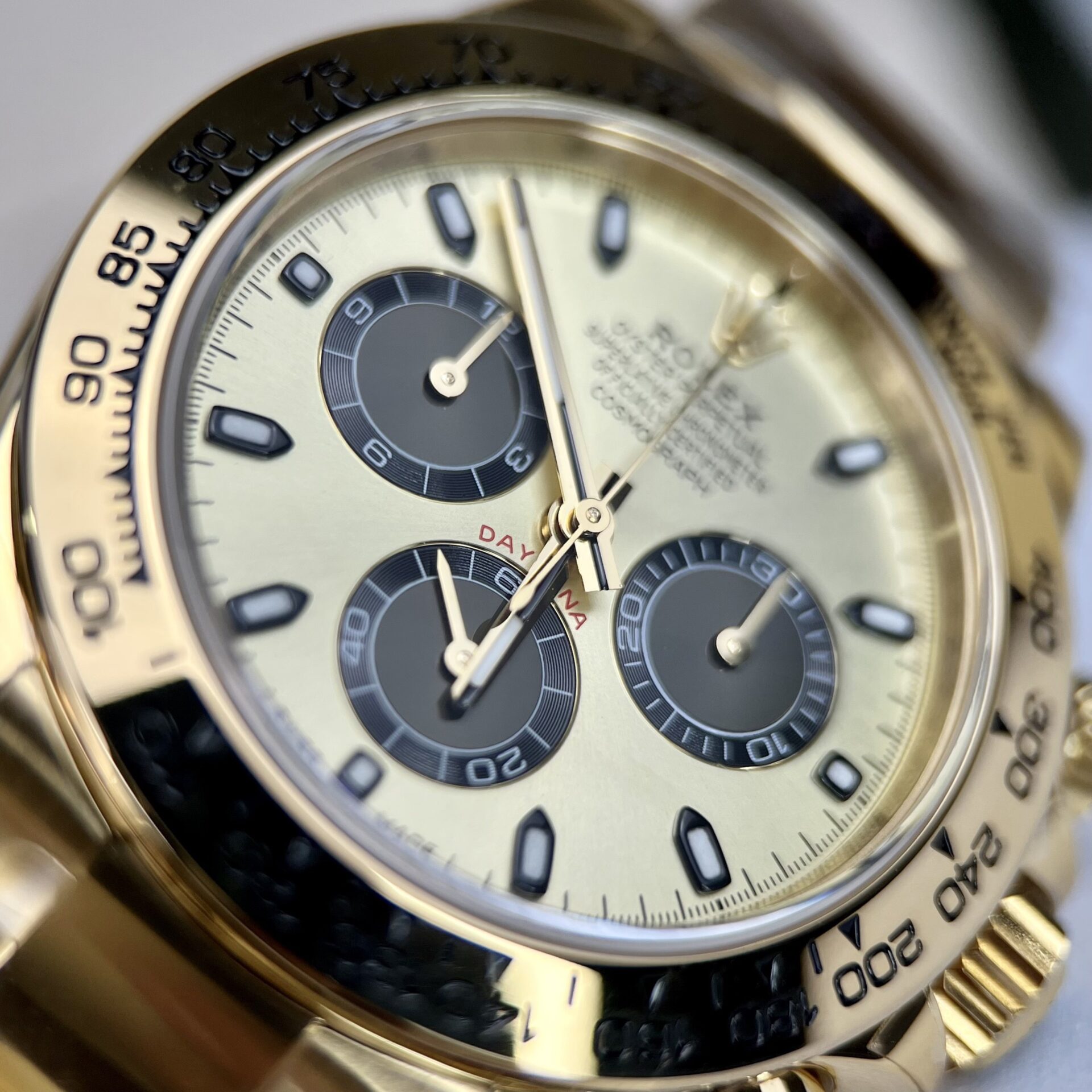 Rolex Replica 1:1 Watch Cosmograph Daytona 116508 Yellow Gold Plated BT Factory 40mm - Top club