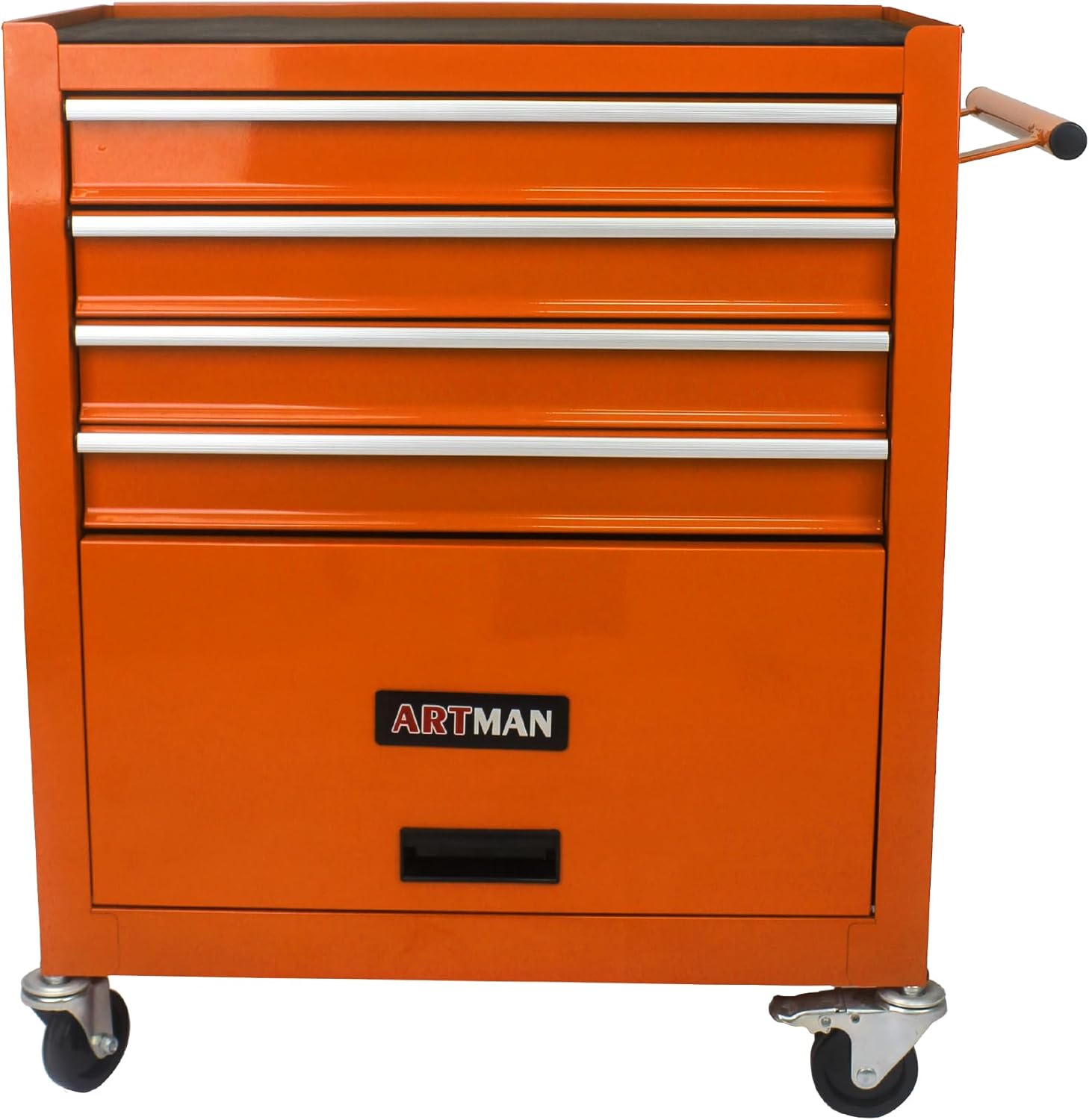 4 Drawers Rolling Tool Cart on Wheels, Trolley Organizer Tool Case Tool Chest, Multifunctional Tool Storage Tool Box for Workshop, Garage, Warehouse, Repair Shop(24.2