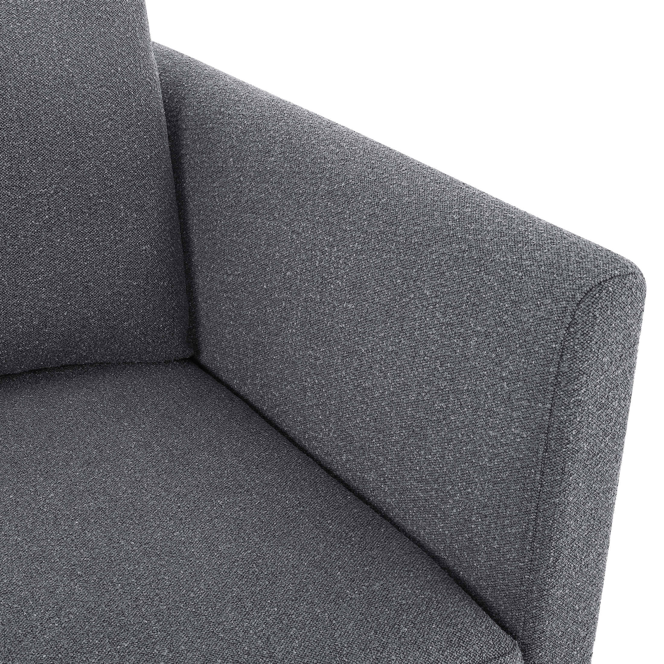 Beautiful Drew Modular Sectional Sofa with Ottoman by Drew Barrymore, Gray Fabric - Image 40