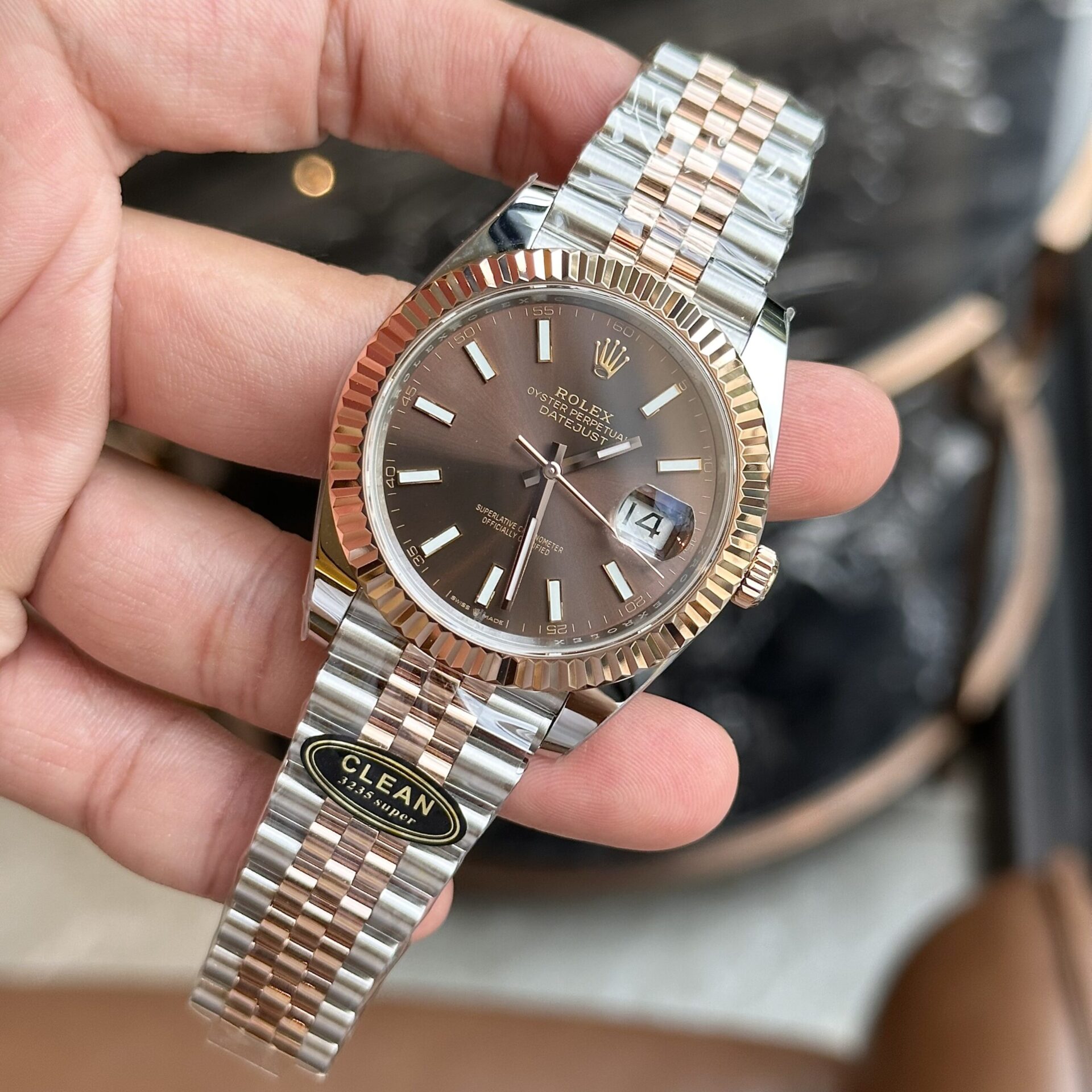 Rolex Replica 1:1 Watch DateJust 126331 Chocolate Dial Clean Factory 41mm - Elite Watch Atelier