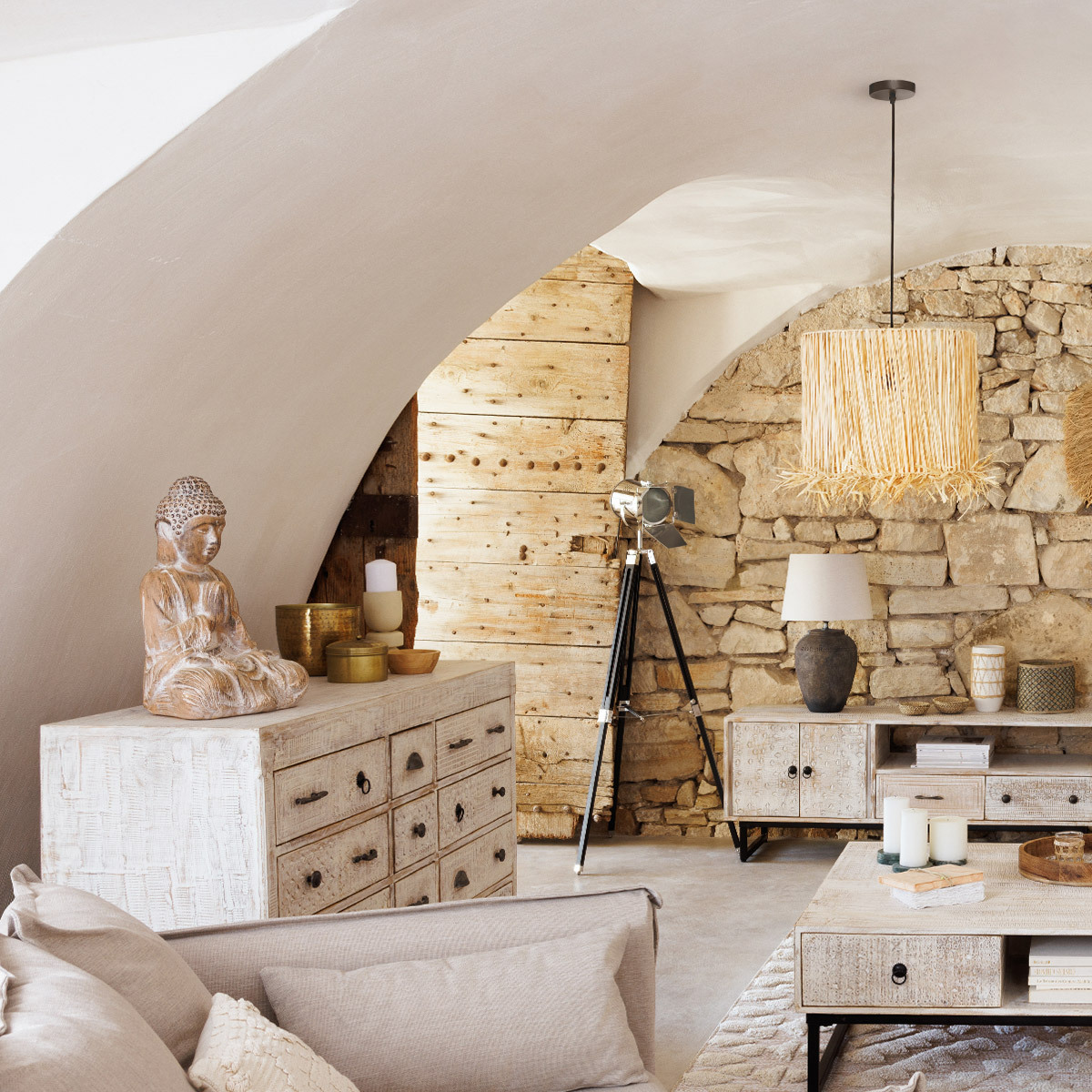 Statue "Buddha" H.45 cm