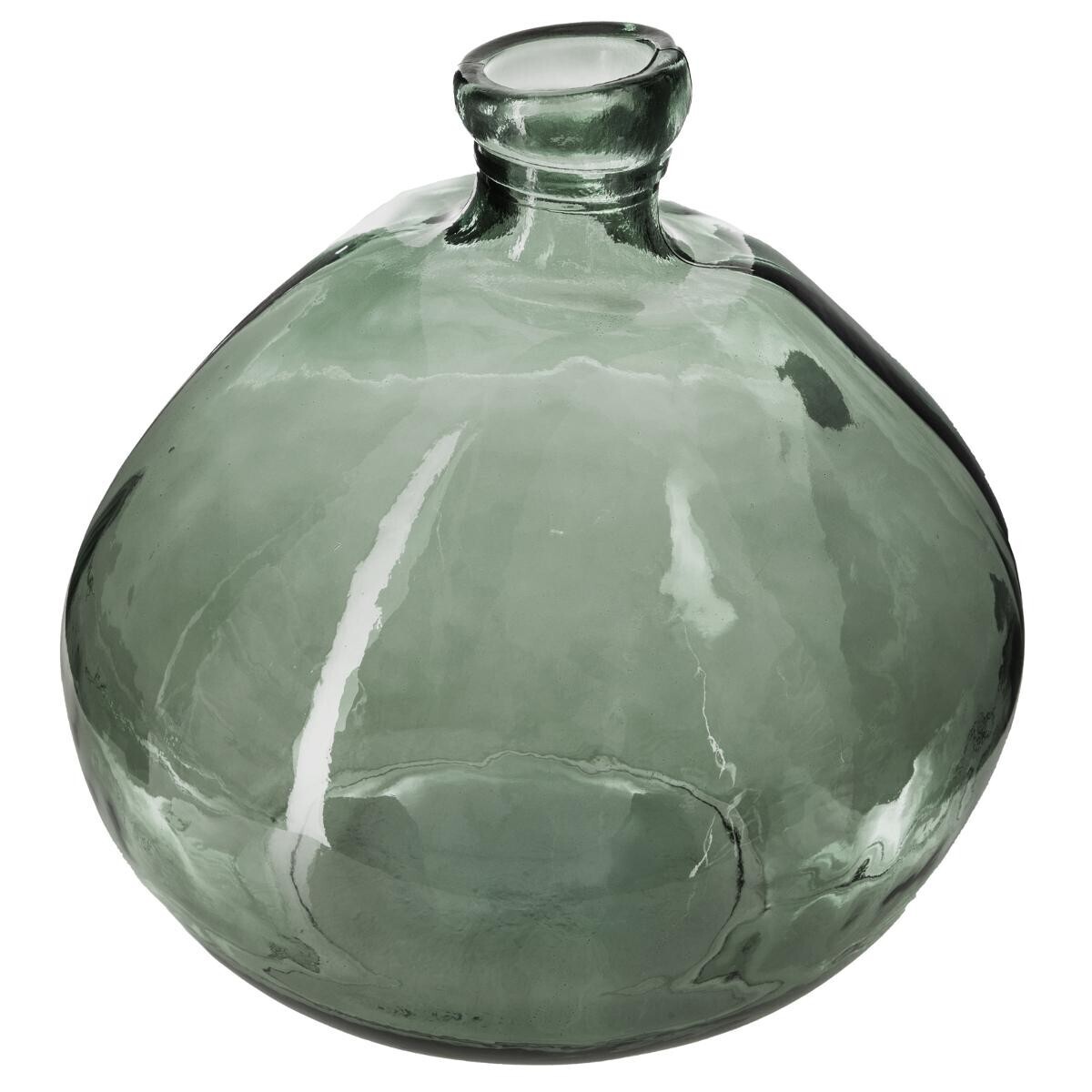 Vase "Dame Jeanne" Khaki green, D.33 cm