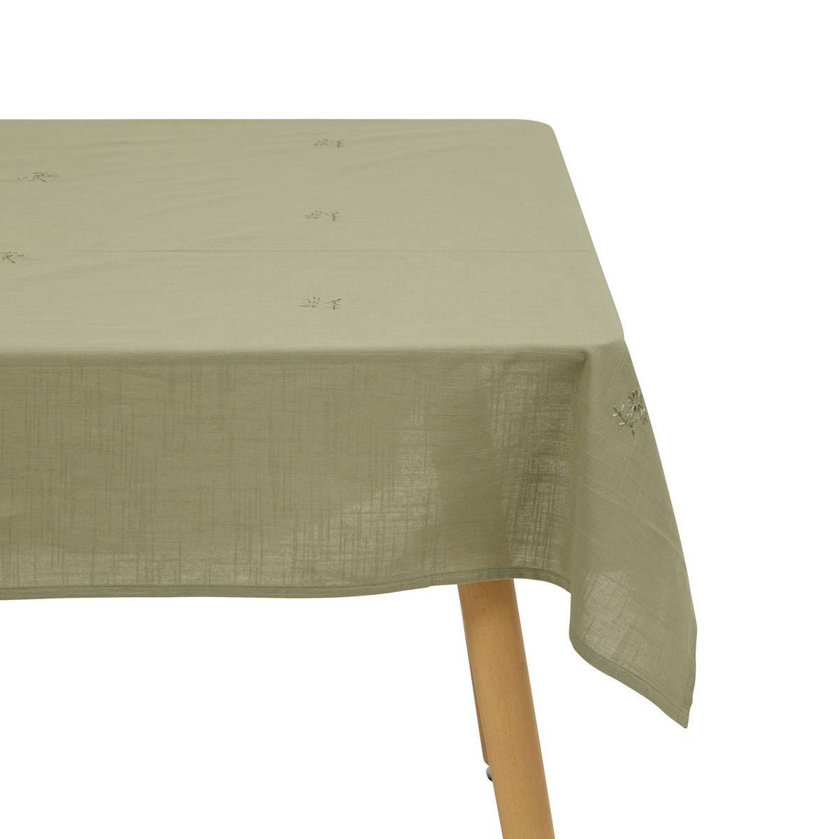 Tablecloth "Joy" 250x150 cm, Khaki Green