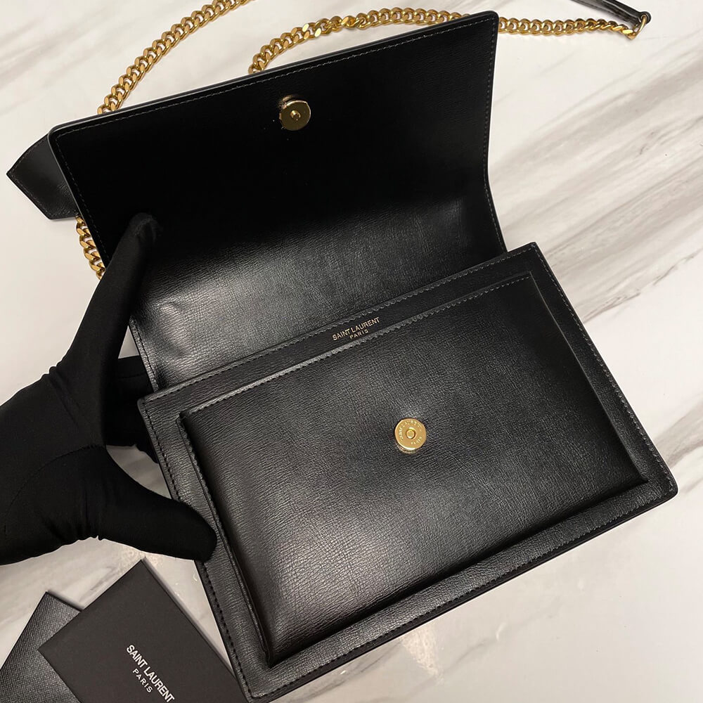 YSL SUNSET MEDIUM CHAIN BAG IN SMOOTH LEATHER1:1High-quality replica