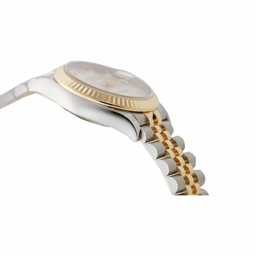 Rolex Datejust 278273 Steel And Yellow Gold Silver With Diamond Dial Replica - Top club