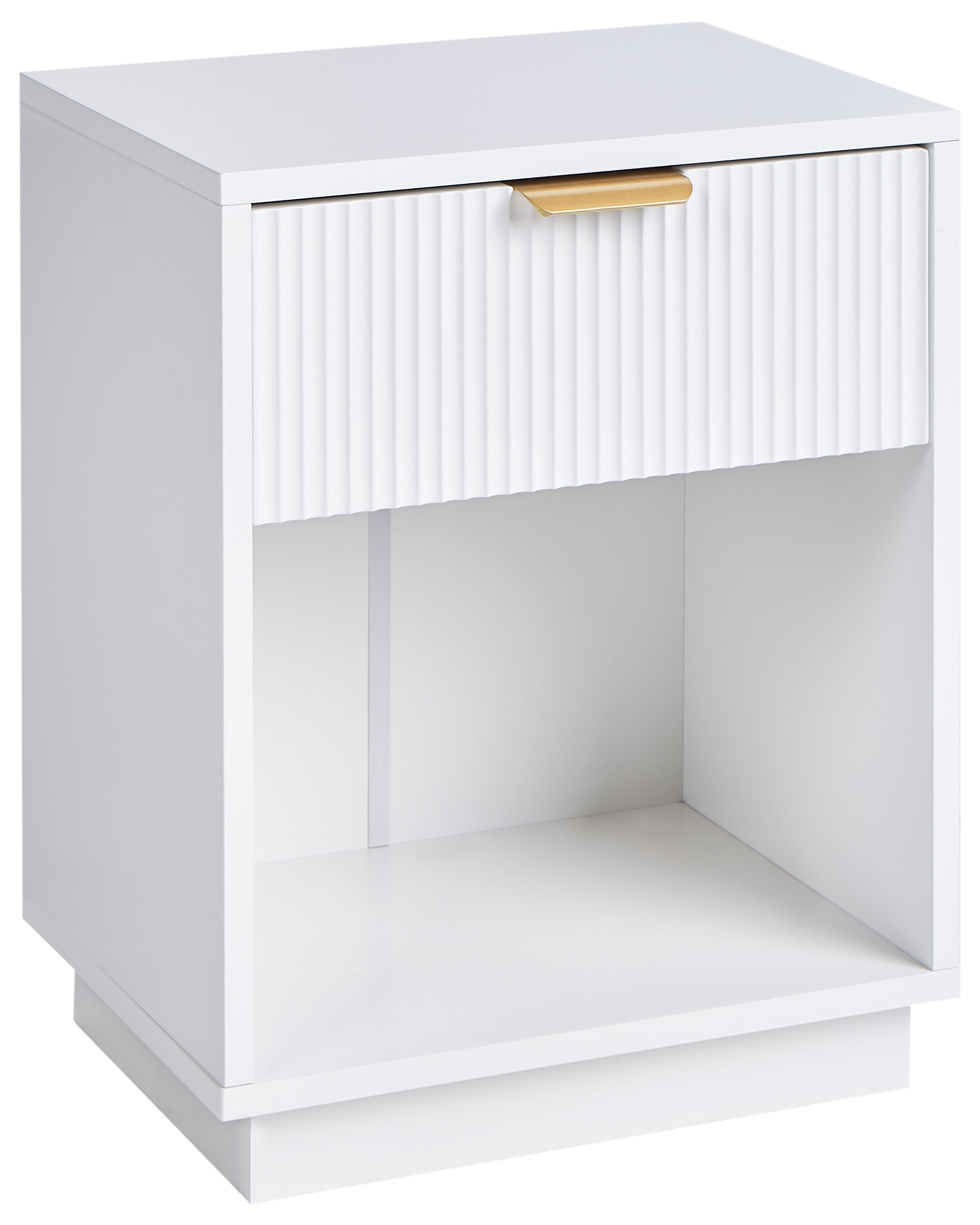 1 Drawer Bedside Table SUMMERVILLE White