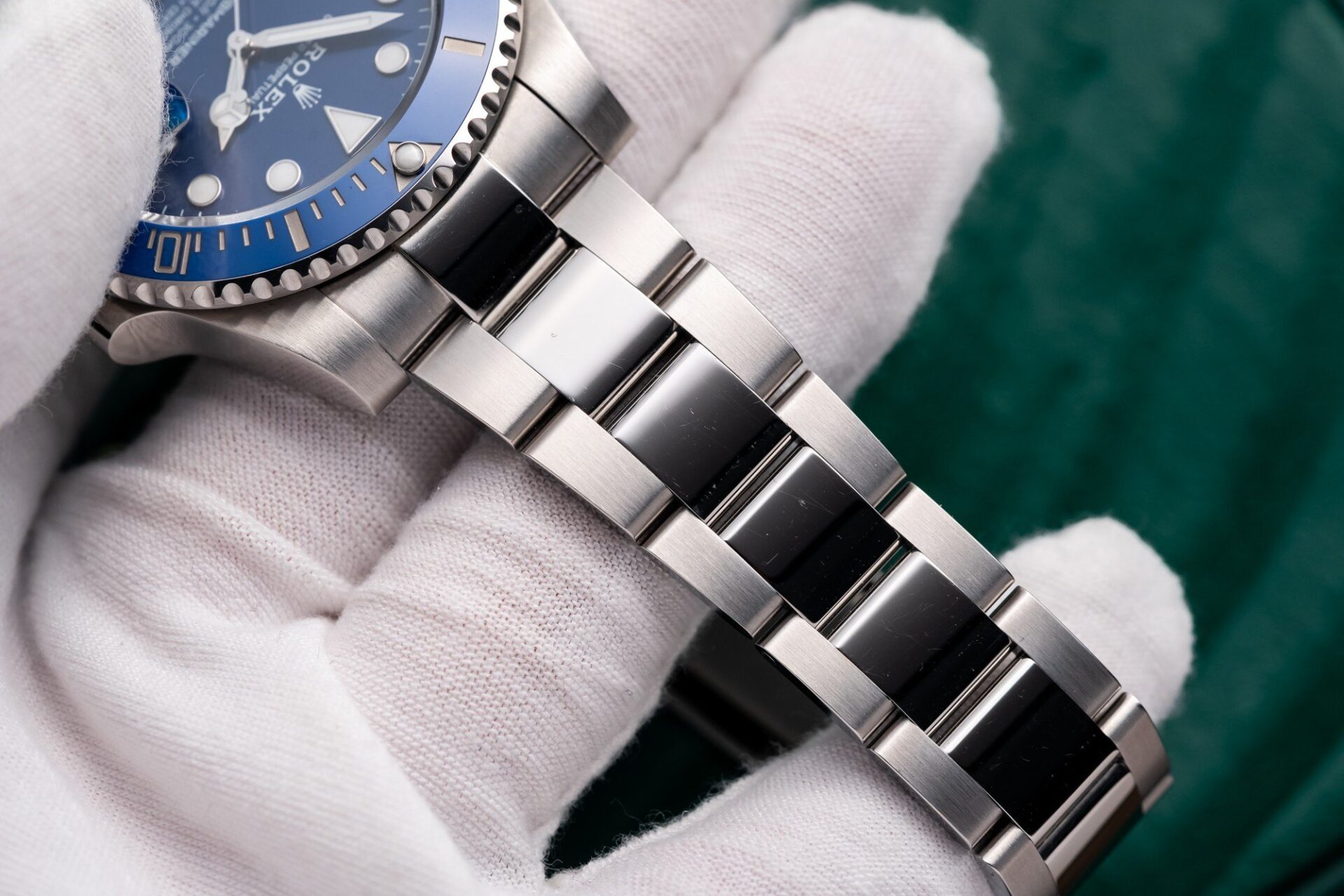 Rolex Replica 1:1 Watch Submariner 116619LB Blue Dial Metal Strap Factory Clean 40mm - Elite Watch Atelier