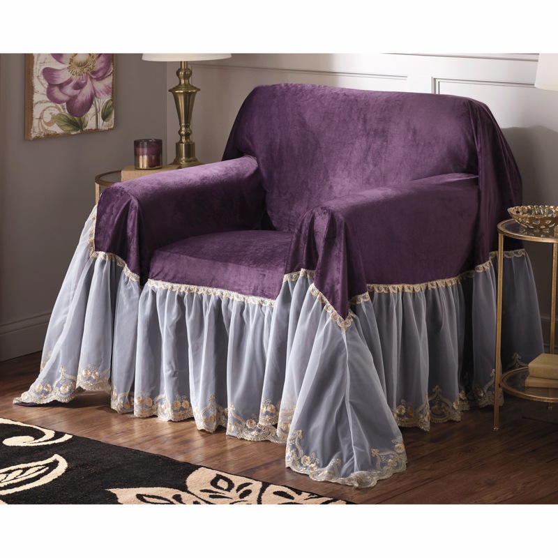 Velvet Throw Slipcover - MIDNIGHT VELVET CATALOG