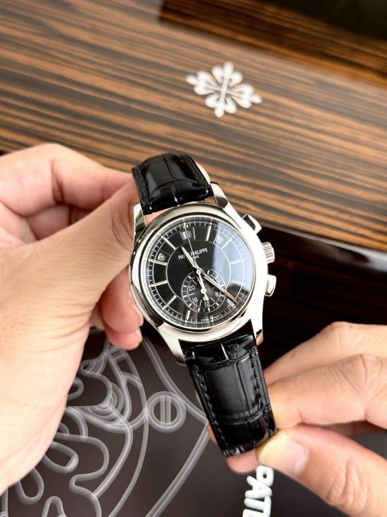 Patek Philippe Replica Watch Complications 5905G Dial Black 42mm - Top club
