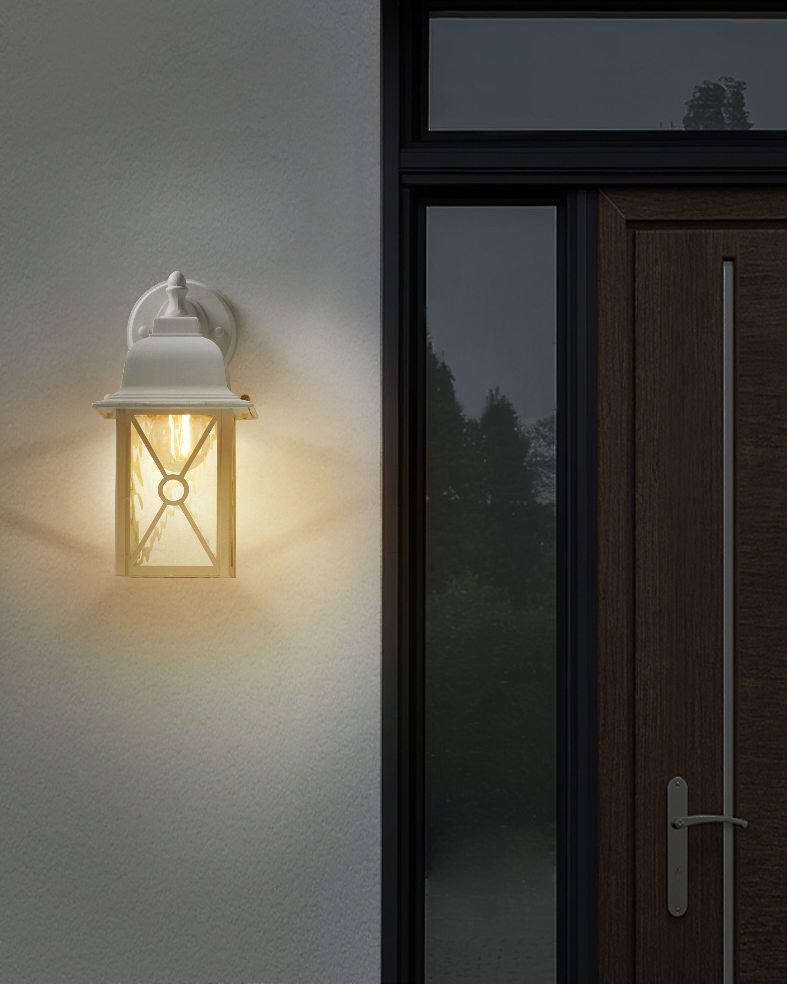 Outdoor Wall Light FINDON White