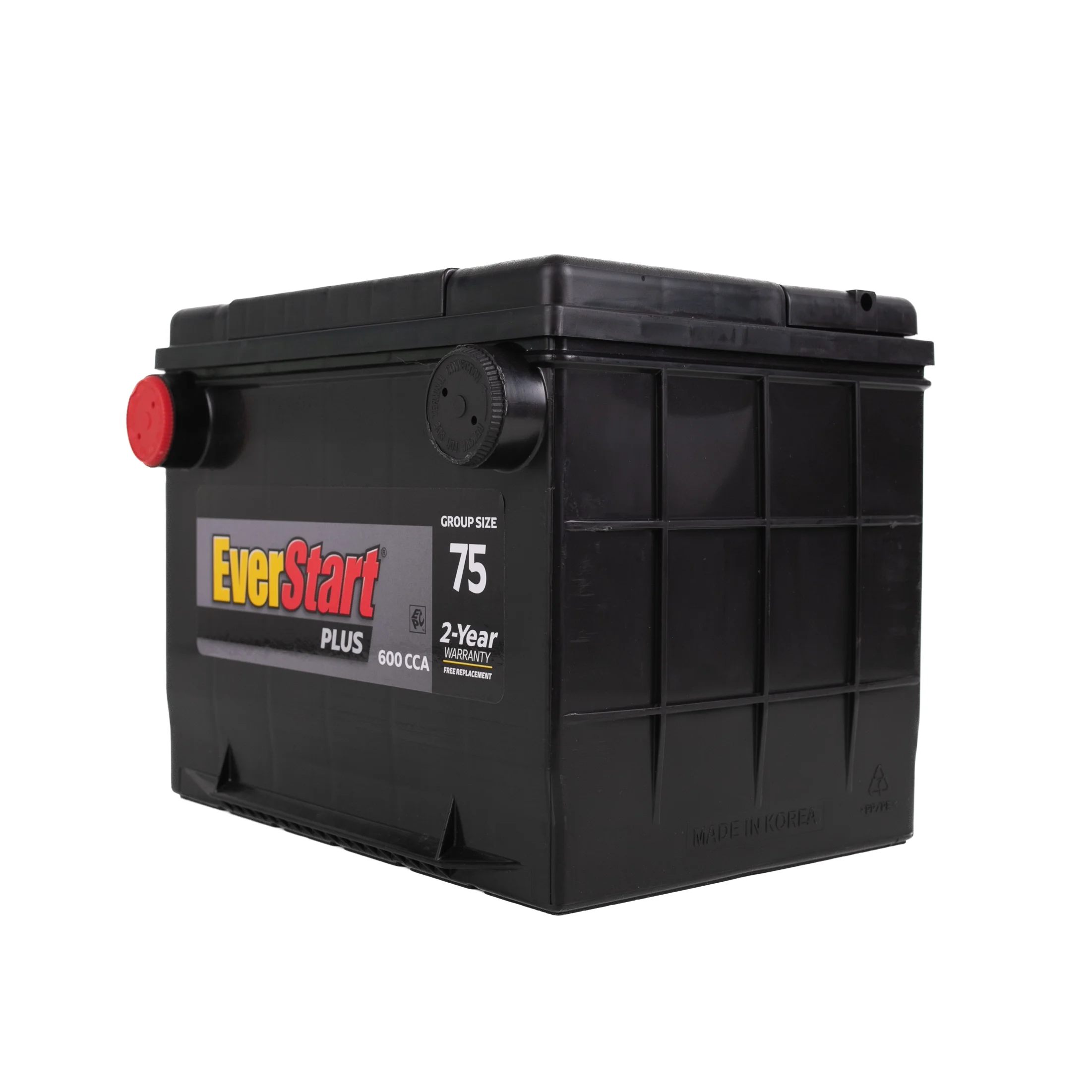 EverStart Plus Lead Acid Automotive Battery, Group Size 75 (12 Volt/600 CCA) - Image 4