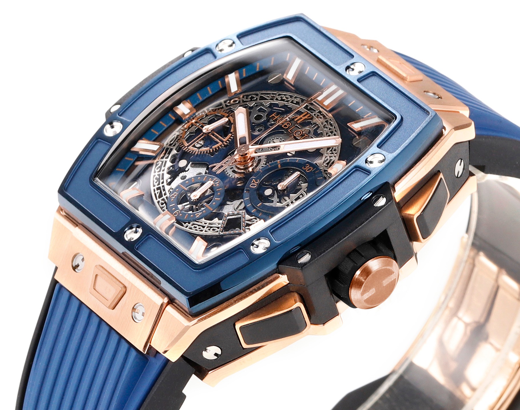 Hublot Spirit of Big Bang Textured Rubber Strap(1:1 replica) - Top club