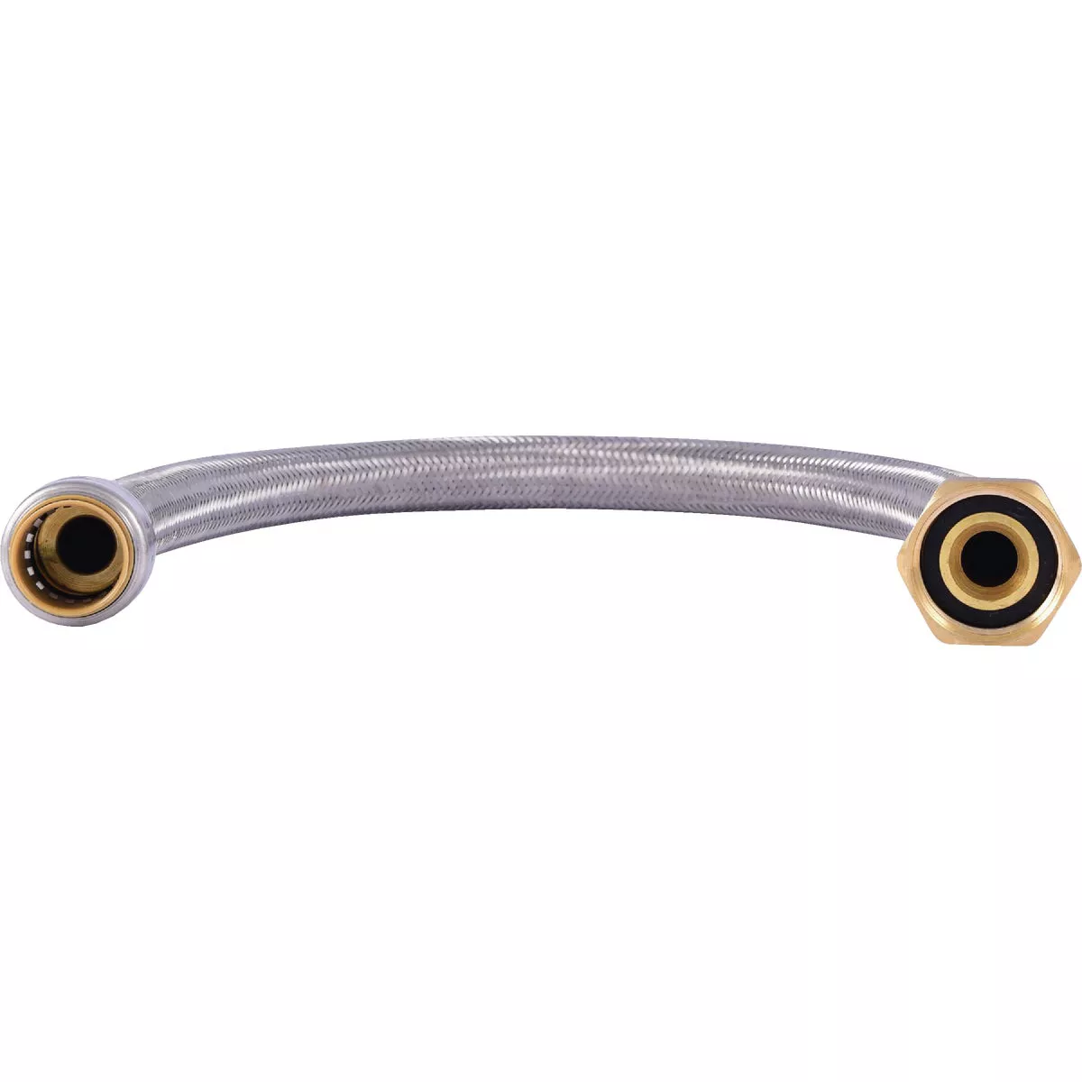 Sharkbite 3/4 In. x 1 In. x 24 In. L Stainless Steel Water Softener Connector