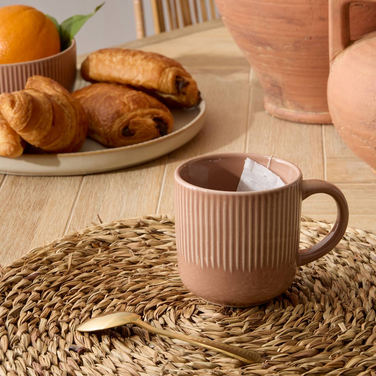 Mug "Chloe" Stoneware (ceramic), 360 ml, Moccha