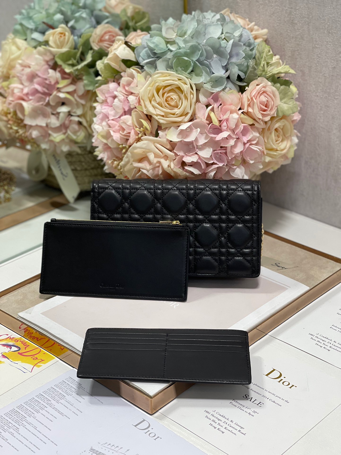 Christian Dior Lady Dior Pouch Black, For Women, Women’s Handbags 8.5in/21.5cm CD S0204SLOI_M9891:1High-quality replica
