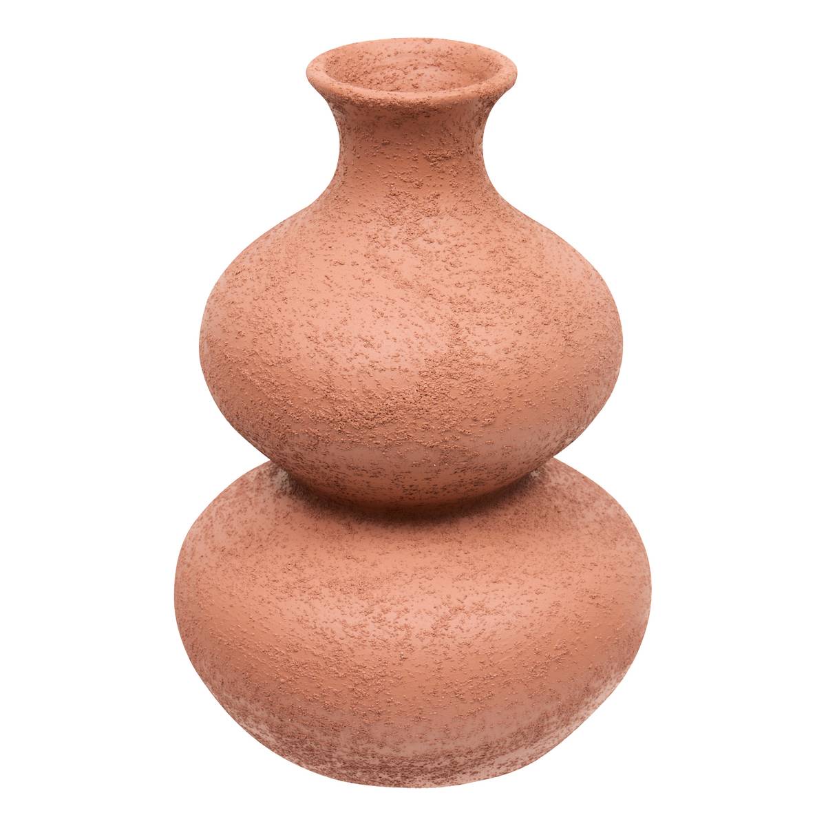 Vase "Ezia" Brown Tonka, H.23.5 cm