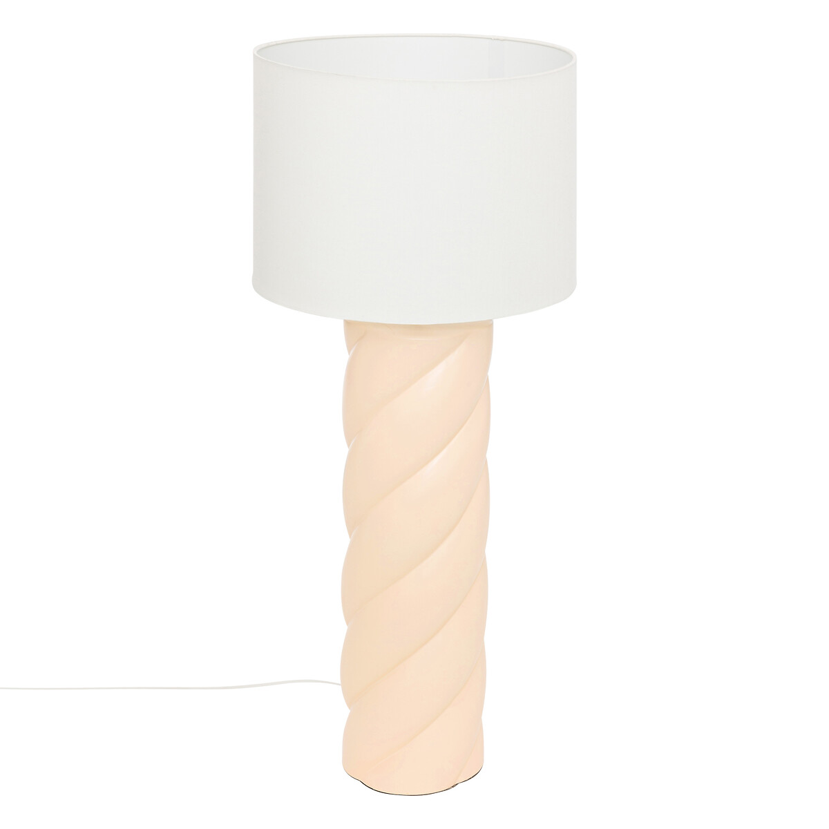 Floor lamp, ceramic "Noly" Beige, H.102 cm