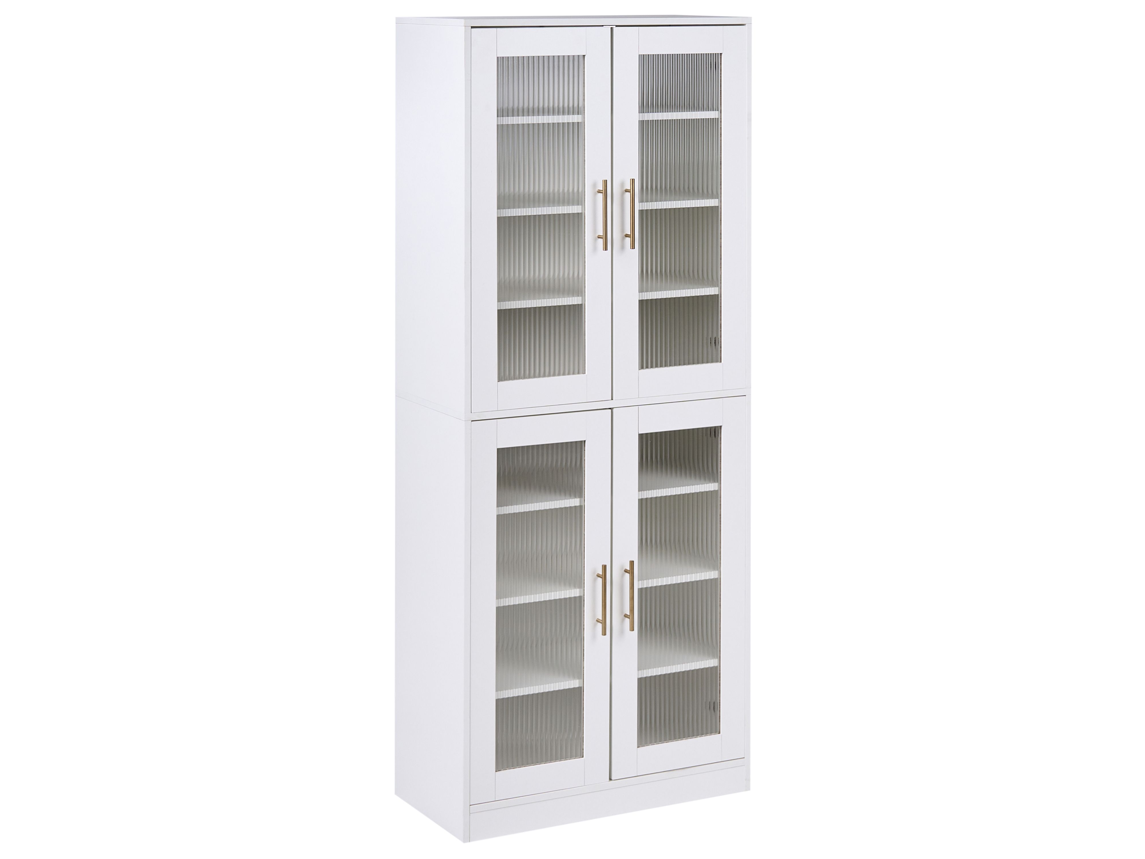 Shoe Storage Cabinet GRIFFITH with LED Lights White