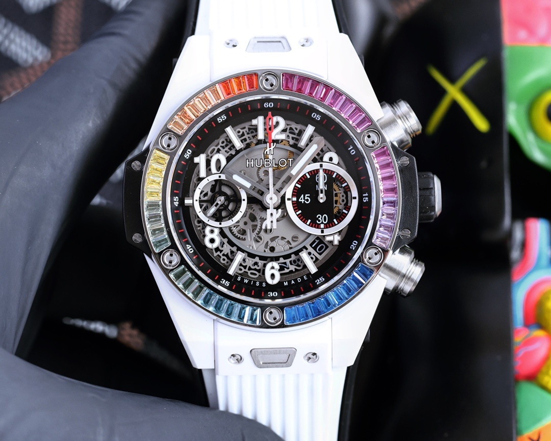 Big Bang Unico Titanium Rainbow 42mm(1:1 replica) - Top club