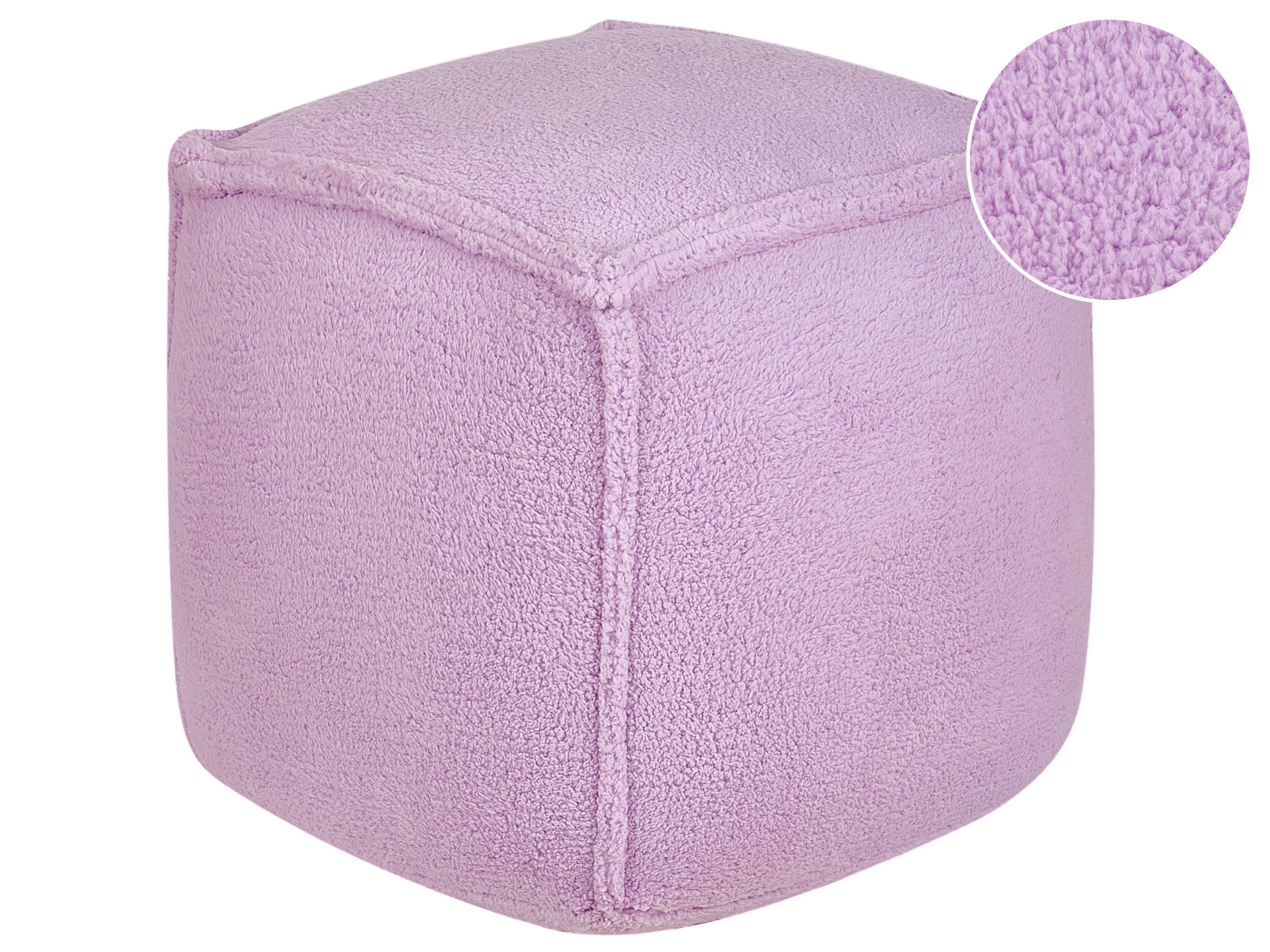 Pouffe ALIPUR Boucle Violet