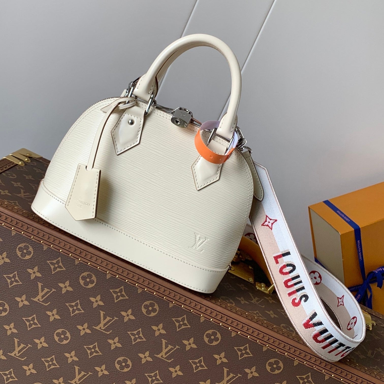 ALMA BB BAG 23 IN BEIGE GRAIN COWHIDE1:1High-quality replica