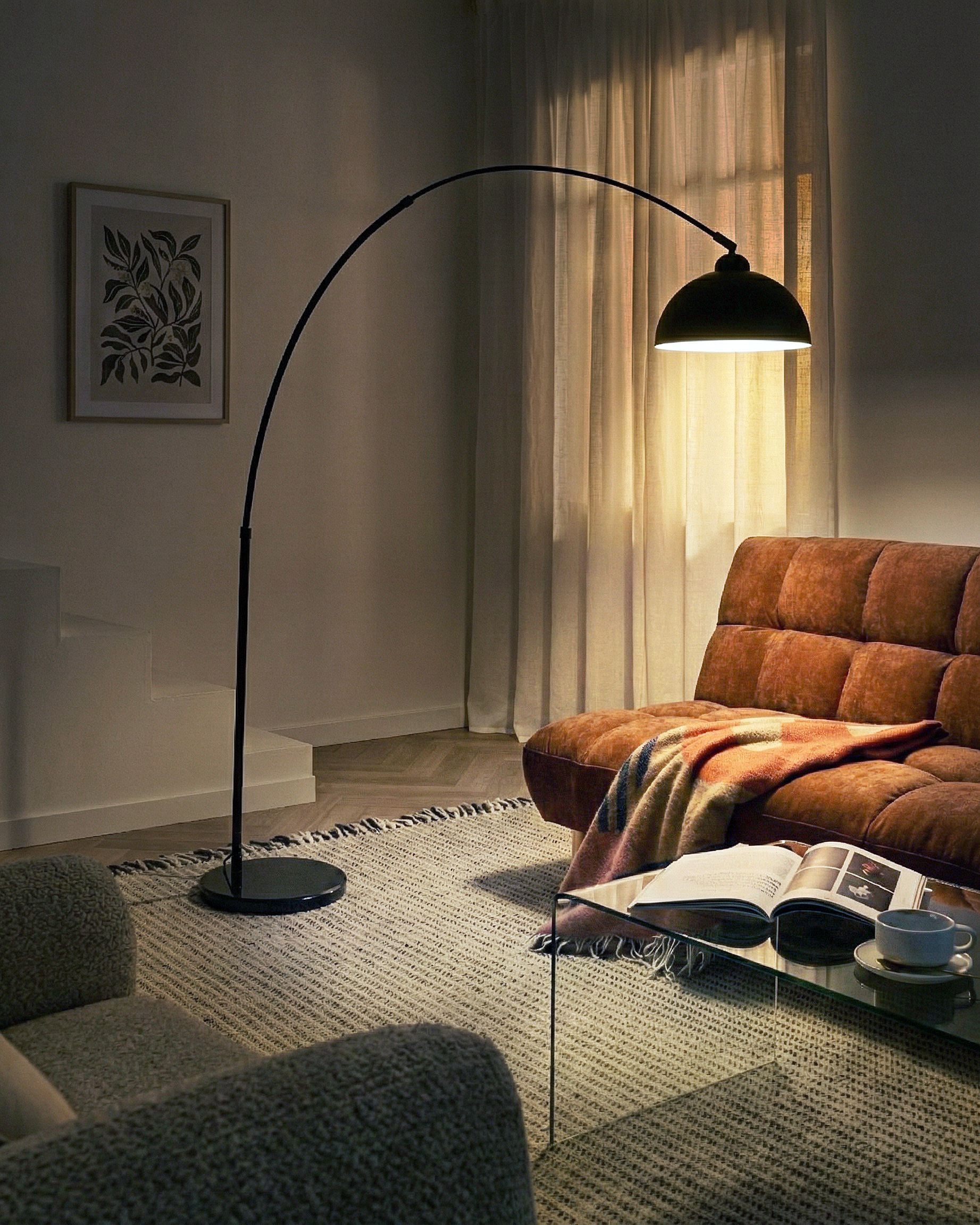 Floor Lamp CAGAYAN Metal Black