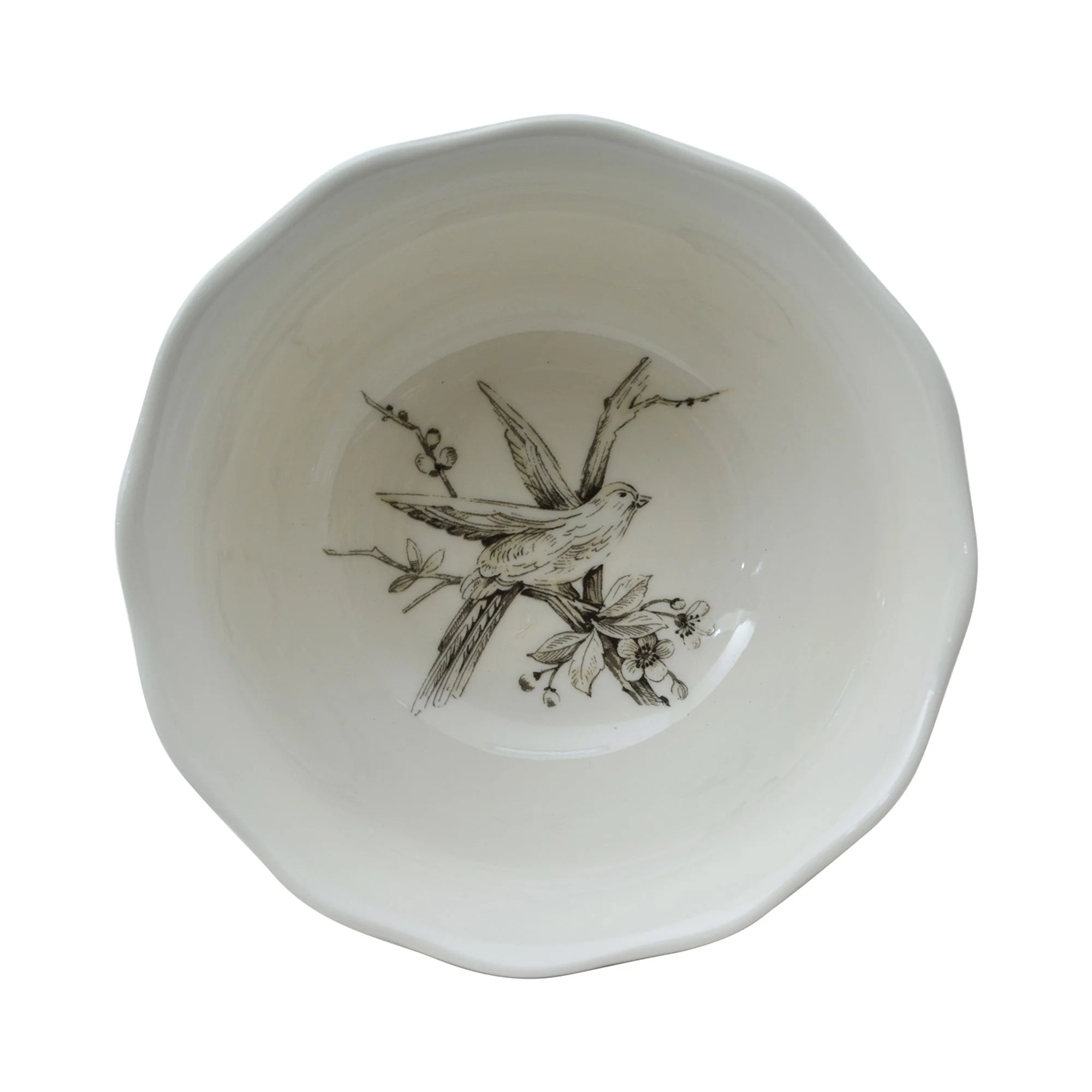222 Fifth Adelaide Round 16-Piece Porcelain Dinnerware Set, Black Toile - Image 31
