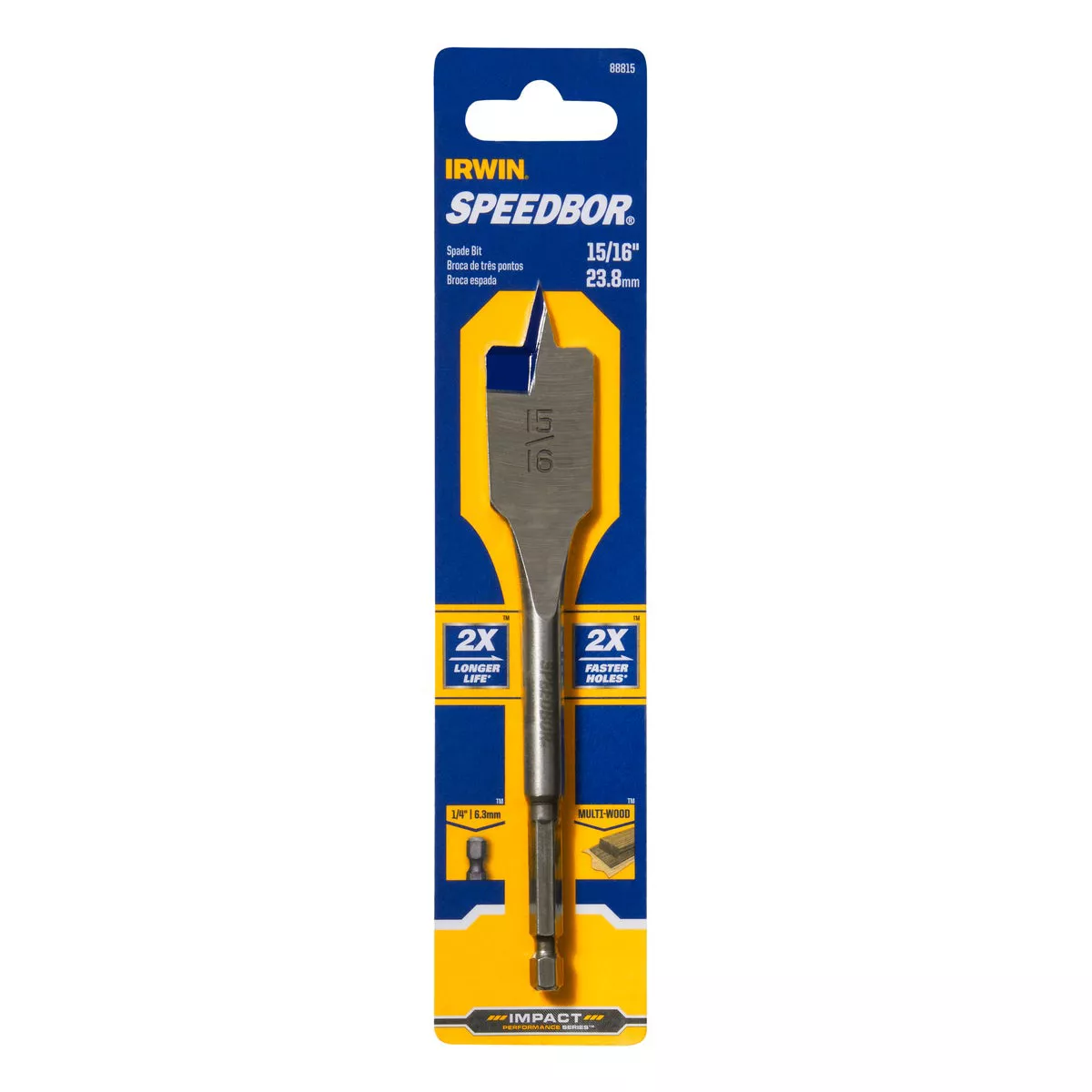 Irwin Speedbor 15/16 In. x 6 In. Spade Bit