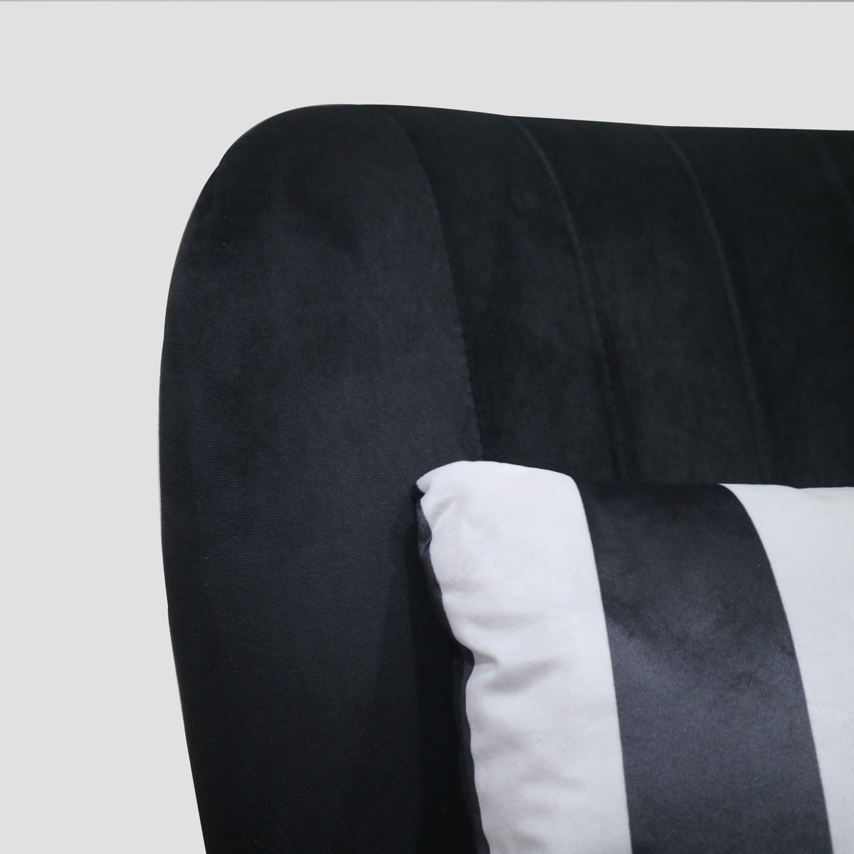 Fotel ELOYA czarny 71x75,5x86 cm