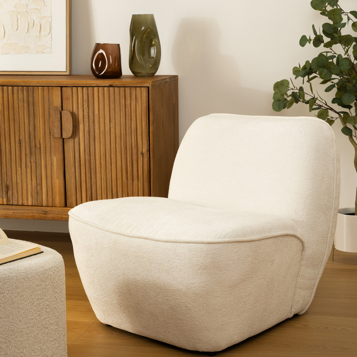 Armchair "Minari" White