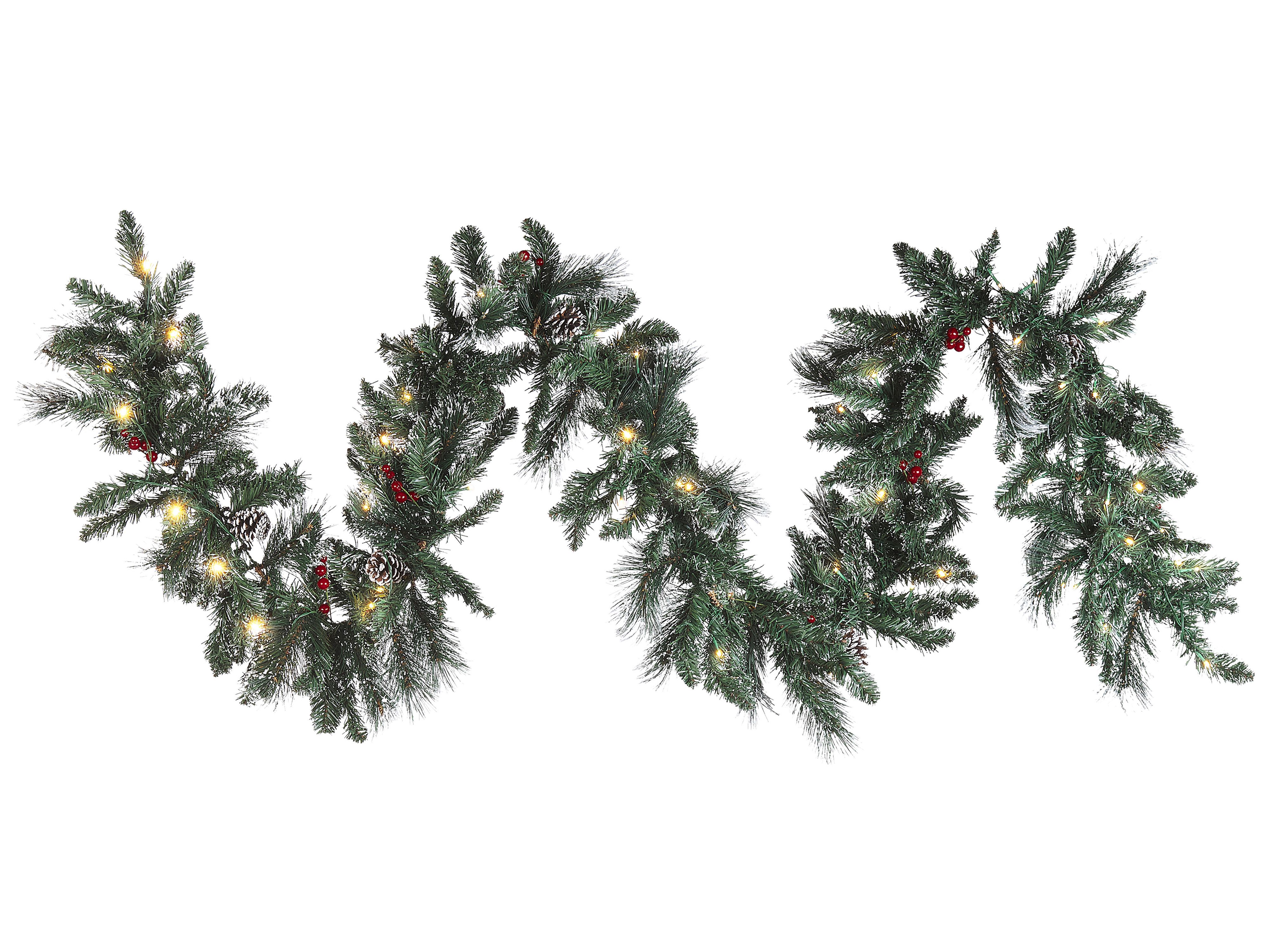 Christmas Garland LED WAPTA 270 cm Green