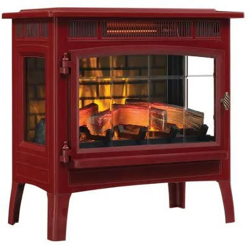Duraflame 3D Black Infrared Electric Fireplace Stove with Remote Control - DFI-5010-01 - Image 18